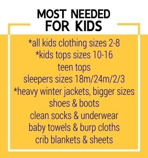 Donations Needed for Kids