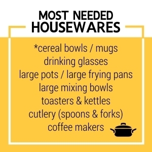 Donations Nedded_Houseware